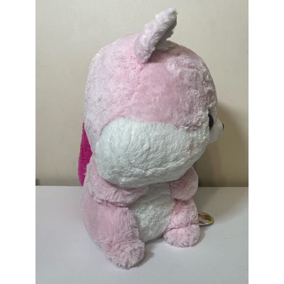 Amuse Fuzzy Tail Pink Squirrel 13.5 inch - NWT - Picture 4 of 10